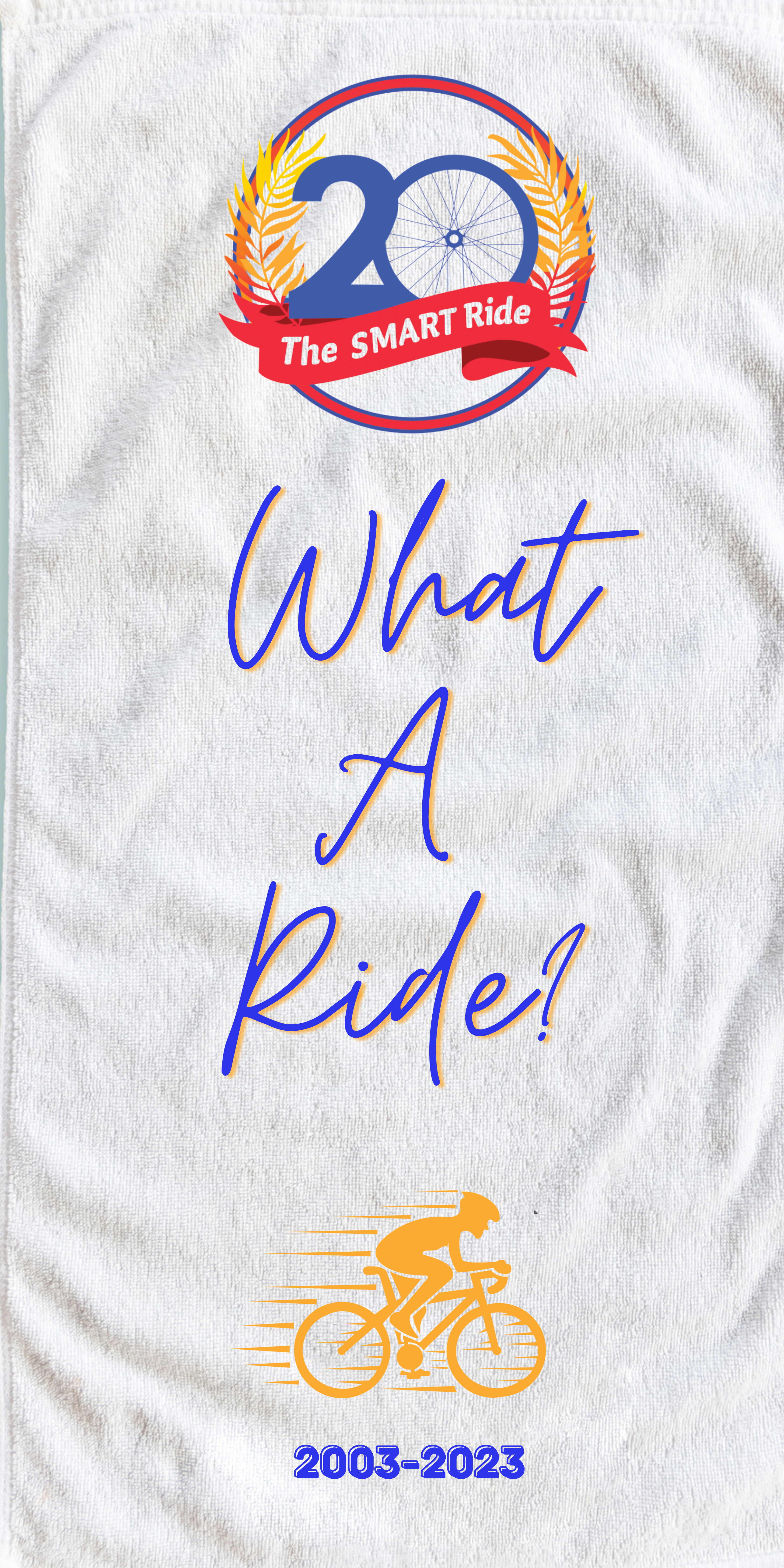 SMART Ride 20th Anniversary Towel